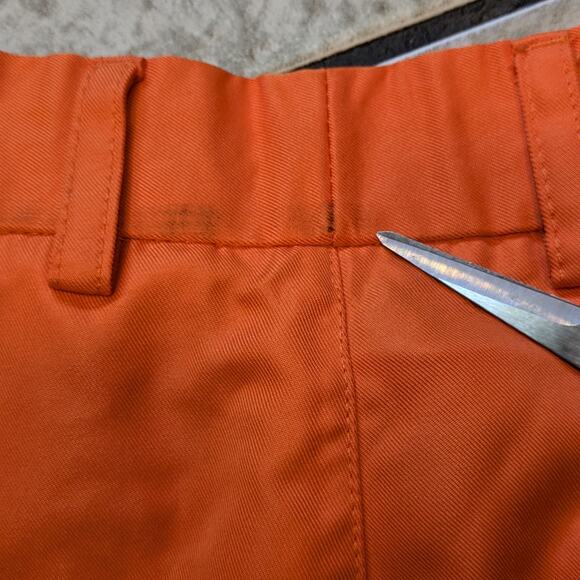 Tattoo Golf Size 36 Mens Shorts Orange OB Cool Stretch Athletic Performance - Picture 4 of 8